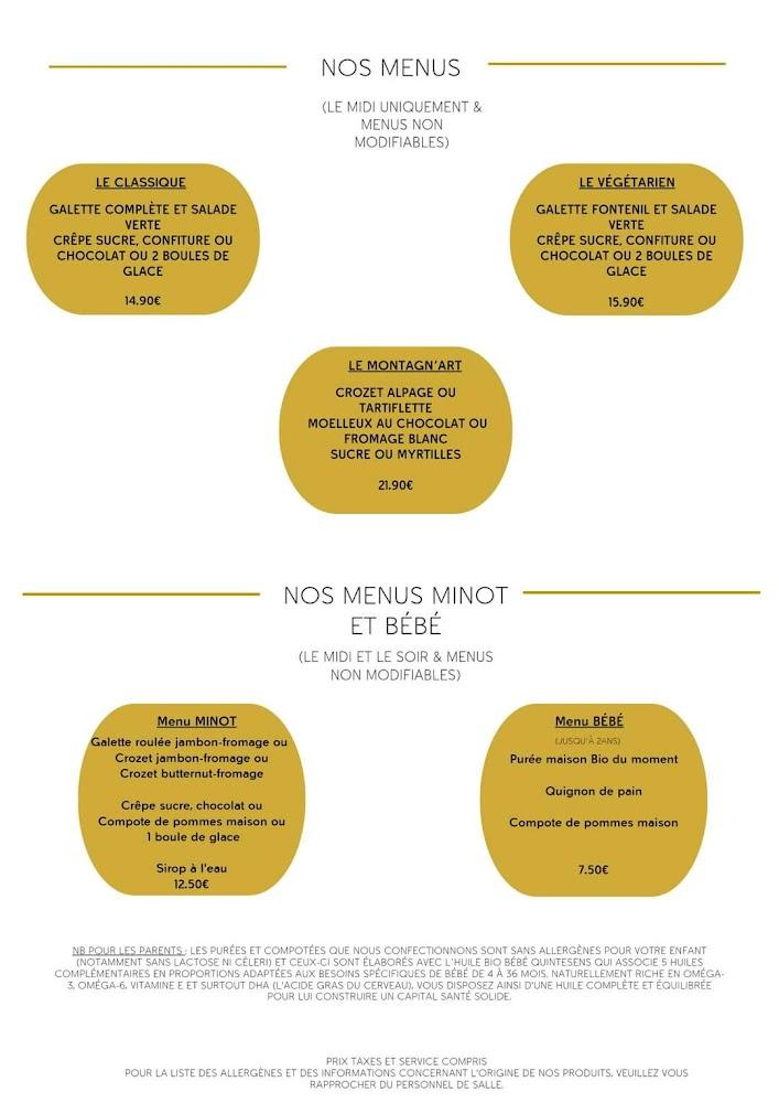 Le Montagn’Art - Menu Image 2