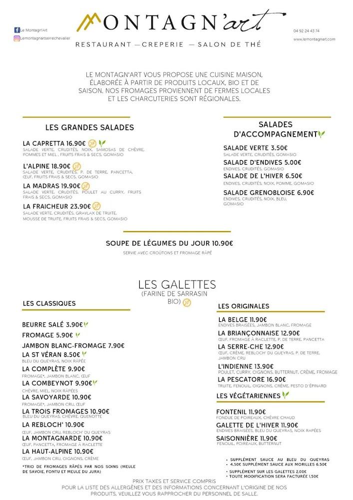 Le Montagn’Art - Menu Image 3